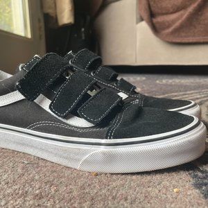 Black Velcro Vans